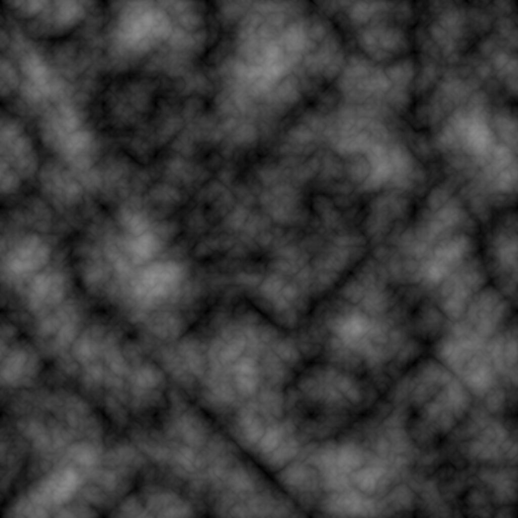 Seamless Billow Cloud Noise Texture — free seamless height texture, 1024×1024