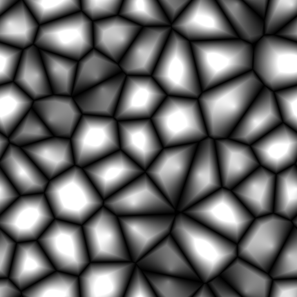 Seamless Cracked Cells Noise Texture — free seamless height texture, 1024×1024