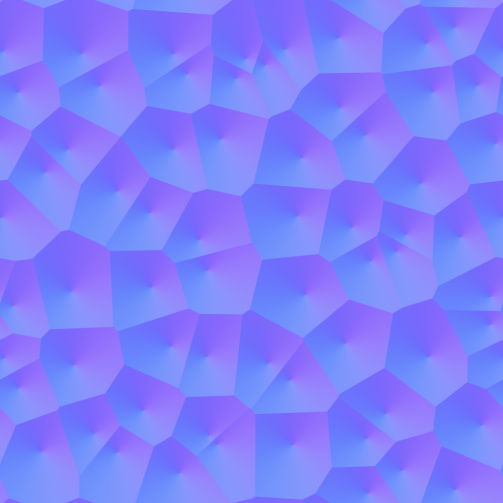 Seamless Worley Cellular Normal Map — free seamless normal texture, 1024×1024